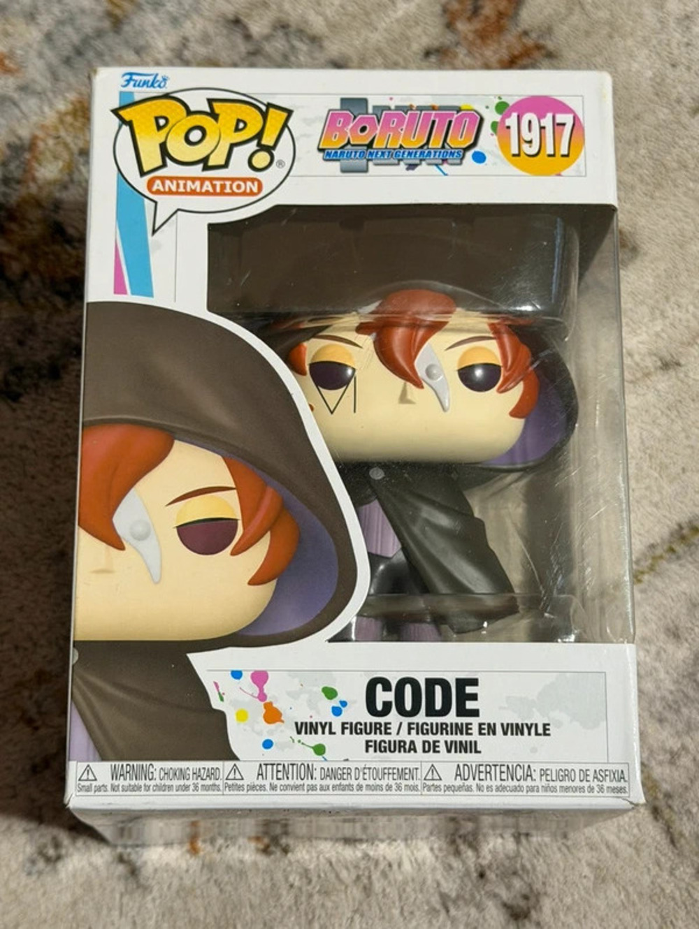 NIB Funko Pop! Boruto: Naruto Next Generations - Code #1917 Vinyl Figure